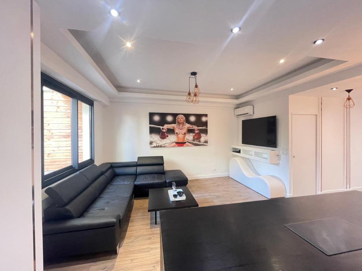 Loft Romantique Spa Apartment นีซ ภายนอก รูปภาพ